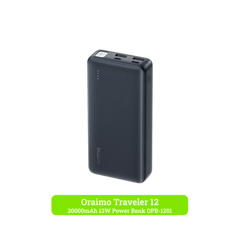 Traveler 12 20000mAh 12W Power Bank