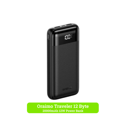 Traveler 12 Byte 20000mAh 12W Power Bank