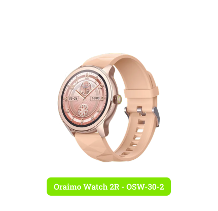 Oraimo Watch 2R Smart Watch Pink Color