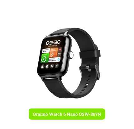 oraimo Watch 6 Nano OSW-807N Black