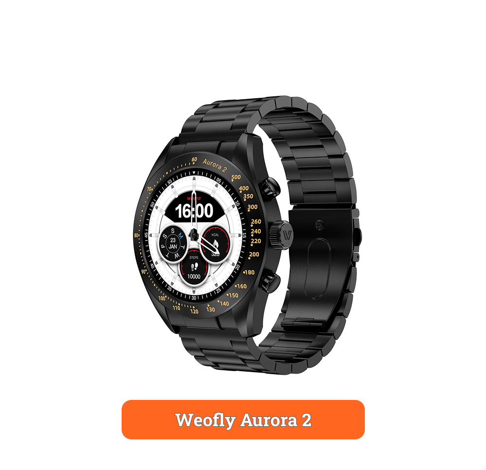 Weofly Aurora 2 Smart Watch Black-2 Weofly Aurora 2 Smart Watch