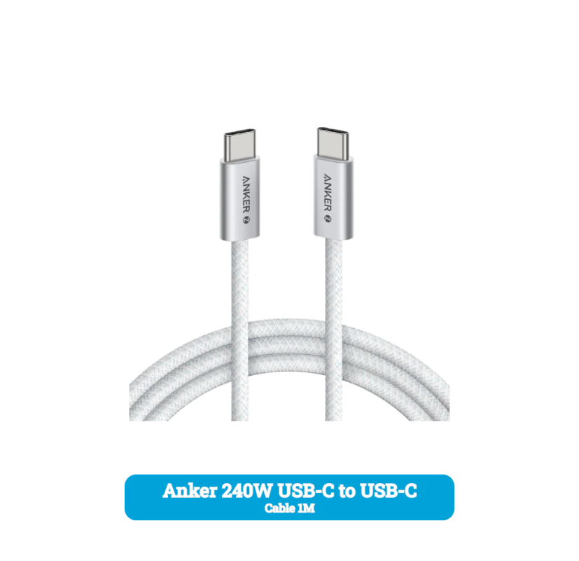 Anker 240W USB-C to USB-C Cable White