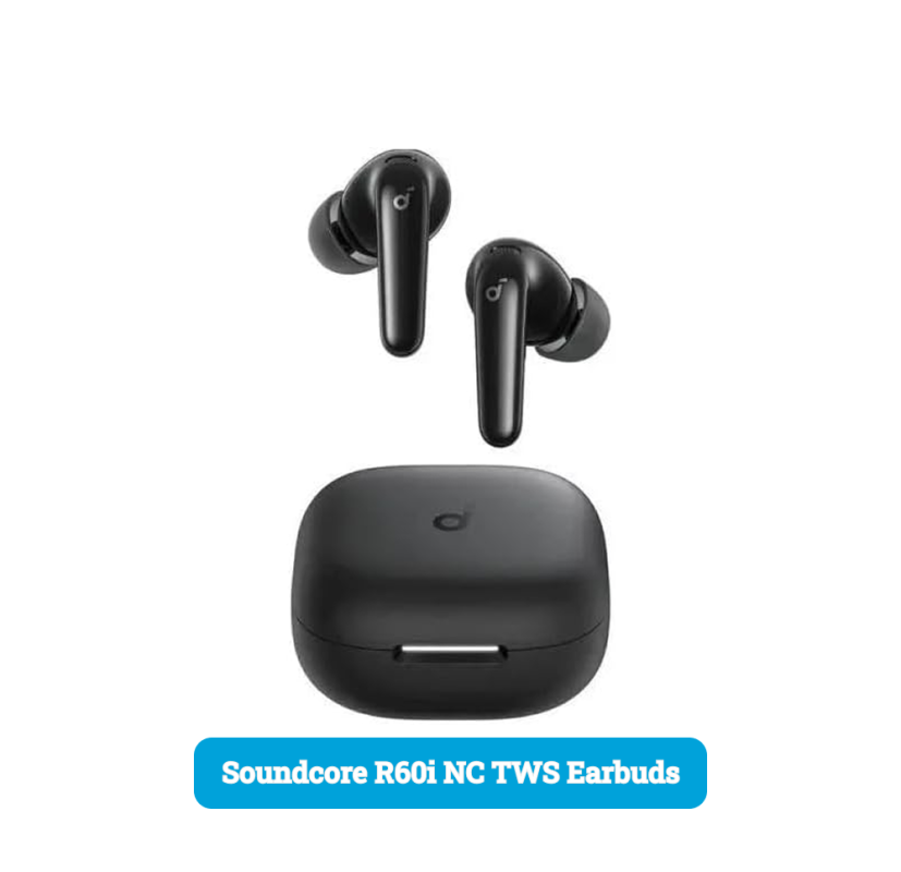 Soundcore R60i NC TWS Earbuds Black Color
